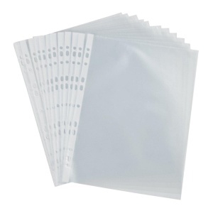 File protectie, A4, cristal, 30 microni, 100 bucati/set