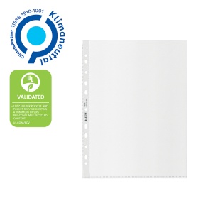Folie de protectie Leitz Recycle, PP, 90% reciclat, reciclabil, A4, 100 mic, 100 buc/cutie, standard - Img 4