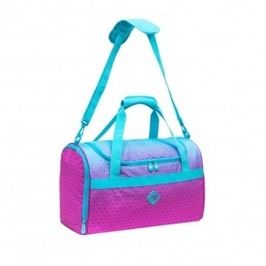 Geanta sport Astra Hexagon Mint Ombre, 45 x 28 x 22 cm