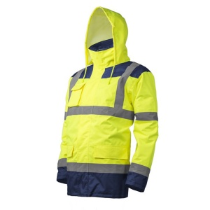 Jacheta 4 in 1 Hi-Viz Kanata, marime S, galben/albastru - Img 2