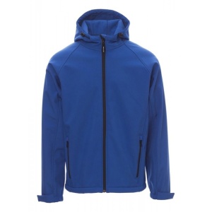 Jacheta softshell Payper Gale, cu gluga, 320 g/mp, bleumarin, XXXL