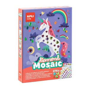Joc creativ mozaic de diamante, APLI, 4 modele - Img 1