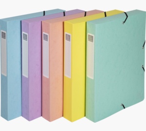 Mapa documente Exacompta, din carton, cu elastic, capacitate 350 coli, diverse culori - Img 6