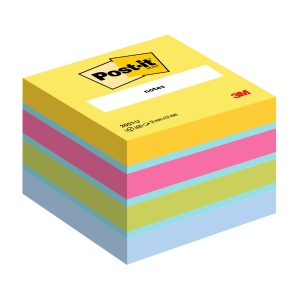 Minicub notite adezive Post-it Ultra, 51 x 51 mm 400 file/cub, 100% PEFC