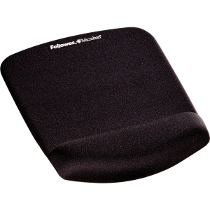 Mouse pad Fellowes plushtouch, negru
