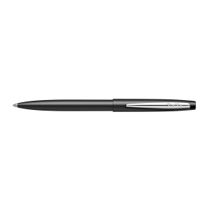 Pix cu mecanism Scrikss Black, metalic vf M scriere albastra