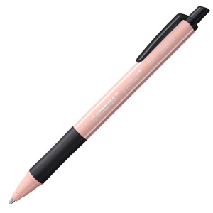 Pix cu mecanism Stabilo Pointball NatureCOLORS Wildflower, 0.5 mm, blush, cerneala albastra