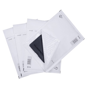 Plic cu protectie, 180 x 265 mm (interior), alb, banda silicon, 90 g/mp, 100 bucati/cutie - Img 2