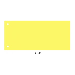 Separatoare, PP, 160 microni, galbene, 105x240 mm, 100 bucati/set