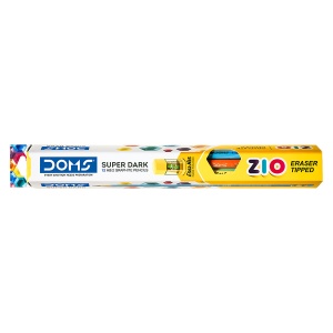 Set 12 creioane grafit HB DOMS cu radiera