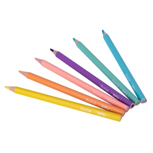 Set 6 creioane colorate Apli Jumbo Pastel - Img 2
