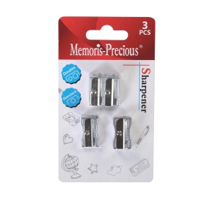 Set ascutitori Memoris-Precious, 2 simple, 1 dubla, 3 bucati