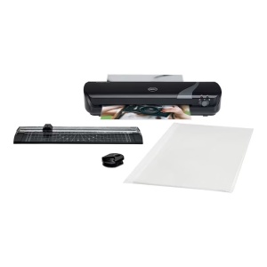 Set Craft GBC 4-in-1, laminator Inspire+ A4, trimmer, rotunjitor, 5 folii, negru