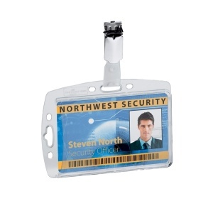 Suport card acces Durable, 54 x 85 mm, 25 bucati/cutie - Img 2