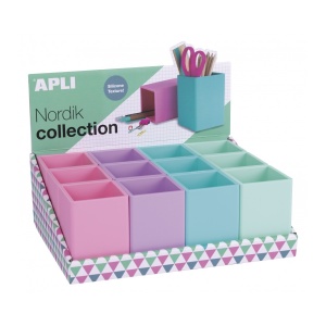 Suport din silicon Apli, pentru instrumente de scris, diverse culori - Img 2