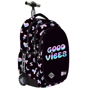 Troller Majewski ST Right, TB01, Good Vibes Holo-Baloons, 4 compartimente, 44 x 32 x 25 cm