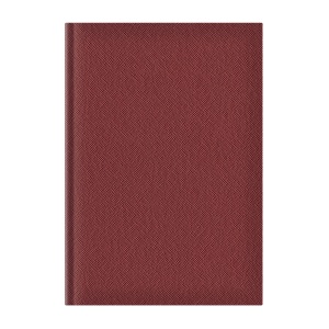 Agenda nedatata A5 Adria, hartie ivory, coperta maro roscat