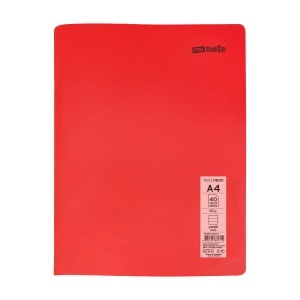 Caiet capsat Mynote, format A4, 40 file offset 60 g/mp, liniatura dictando, coperta PP neon, mix de 8 culori - Img 5