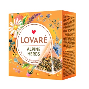 Ceai Lovare Alpine Herbs Piramide, 15 plicuri/cutie