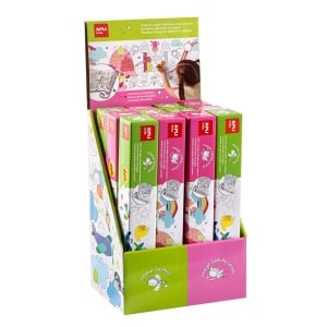 Coli adezive Apli, pentru pictat si colorat, model Transport - Img 3