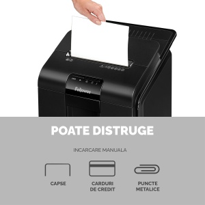 Distrugator automat Fellowes Automax 100M, 100 coli, mini cut - Img 4