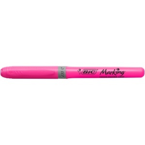 Evidentiator Bic Brite Liner Grip, diverse culori pastel - Img 2
