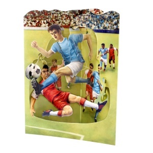 Felicitare, Santoro, Design fotbal