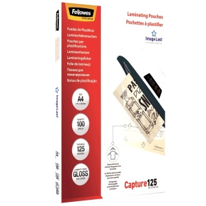 Folie pentru laminare Fellowes, 125 microni, A4, 100 coli/top - Img 4