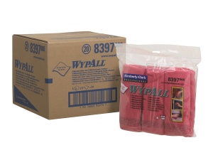 Lavete microfibra Kimberly-Clark Wypall, rosii, 6 bucati/pachet - Img 4