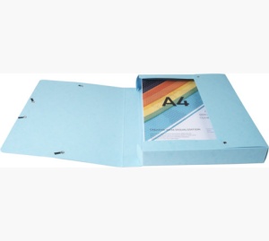 Mapa documente Exacompta, din carton, cu elastic, capacitate 350 coli, diverse culori - Img 3