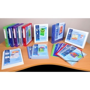 Mapa PP Exacompta Kreacover, A4, maner inchidere cu buton, alb - Img 2