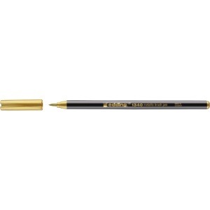 Marker Edding 1340 Metallic, varf tip pensula, auriu, 1-6 mm, pe baza de apa
