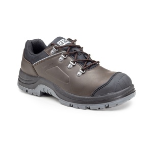 Pantofi de siguranta Coverguard Flint, S3 SRC, piele maro, varf otel, talpa PU antiderapanta, marime 42