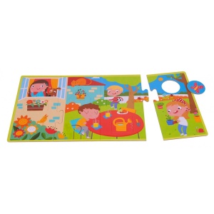 Puzzle Anotimpuri, Apli, 4 piese/puzzle - Img 2