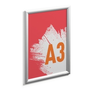 Rama prezentare click Durable, A3, argintiu