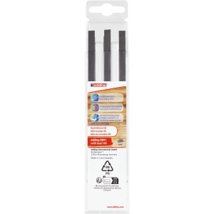 Rezerve creion edding 8891 pentru edding 8890, HB, set 6 bucati, negru