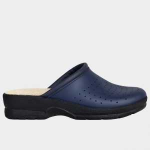 Saboti de dama bleumarin din piele GOLDENFIT, GF LADY NAVY, marimea 37