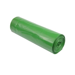 Saci menaj LDPE, verzi, 100x120 cm, 160L, 10 bucati/rola