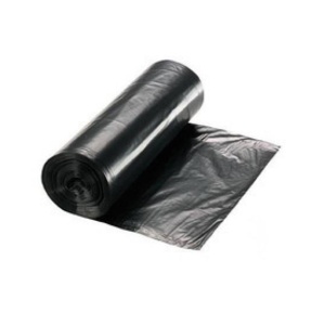 Saci menajeri LDPE negri, 120 litri, 24 microni, 10 bucati/rola