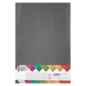 Set 8 coli carton glitter Creative Craft, 170g, diverse culori - Img 2