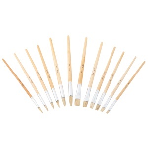 Set Nassau Fine Art, 12 pensule profesionale, diverse dimensiuni - Img 6