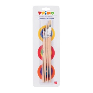 Set pensule Morocolor Primo, drepte, 5 bucati/set