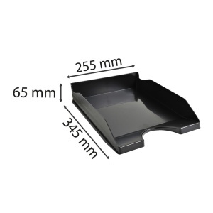 Tavita documente Exacompta, ECO, 345x255x65 mm, negru - Img 2