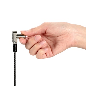 Cablu de securitate Kensington, universal 3-in-1, cu cheie, (pt slot T-Bar & Nano & Wedge) - Img 3