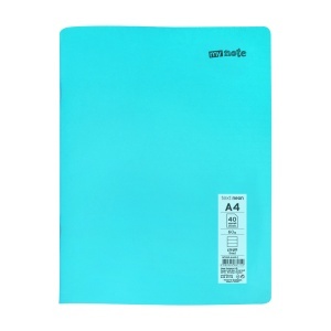 Caiet capsat Mynote, format A4, 40 file offset 60 g/mp, liniatura dictando, coperta PP neon, mix de 8 culori - Img 2