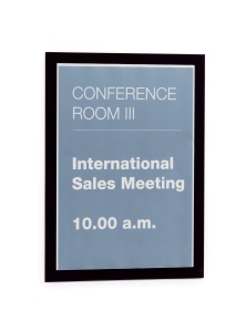 Display magnetic Durable Duraframe, A4, negru, 2 bucati/set - Img 3