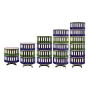 Extensie coloana rotativa pentru bibliorafturi, PFL, gri, 80x36 cm - Img 3