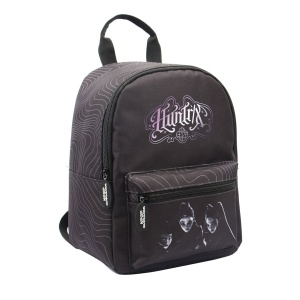 Ghiozdan Demon Hunter BP75, 2 compartimente, negru