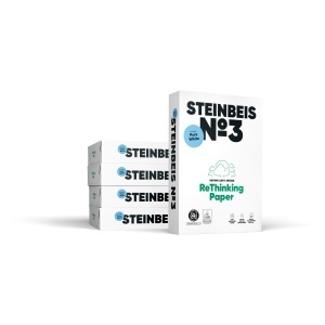 Hartie copiator reciclata, Steinbeis NO 3 Pure White, A4, 80 g/mp, 500 coli/top - Img 3