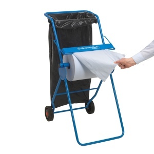 Lavete Kimberly-Clark Wypall L20 2 str Airflex albastra, 500 portii - Img 5